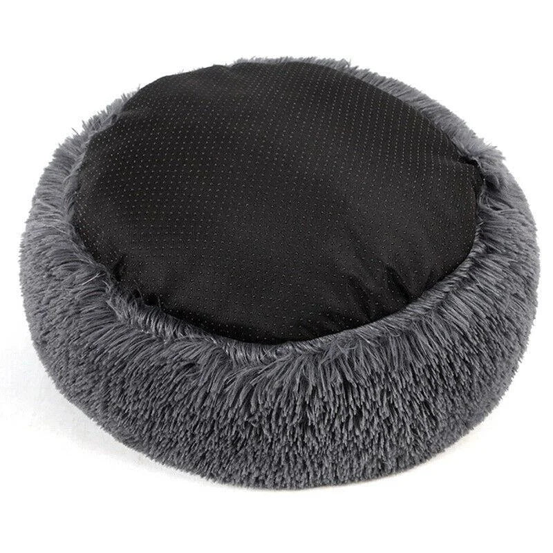 Cozy Donut Dog Bed — Calming Plush Mat