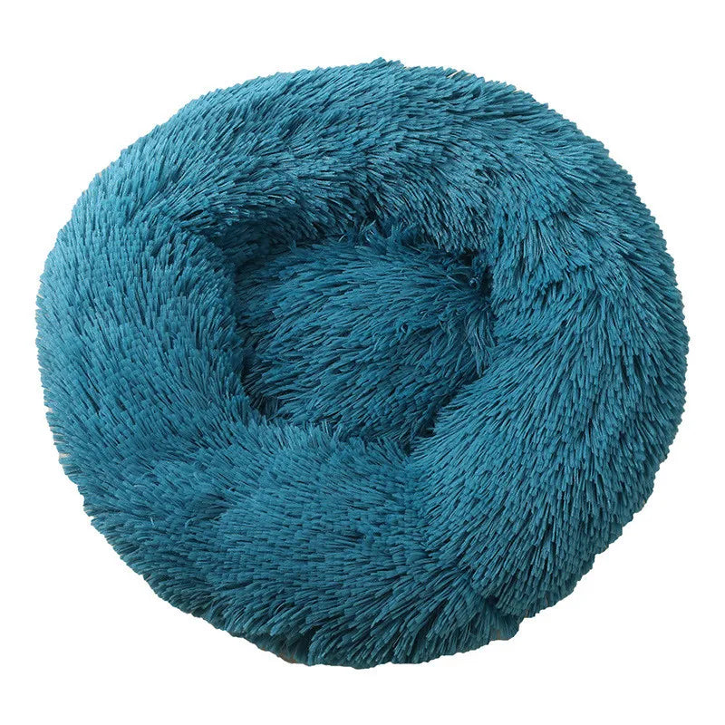 Cozy Donut Dog Bed — Calming Plush Mat