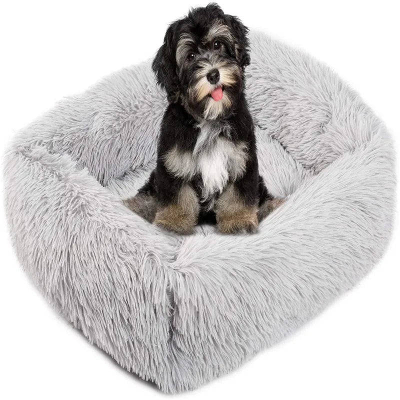 Luxury Calming Dog Bed — Plush & Washable