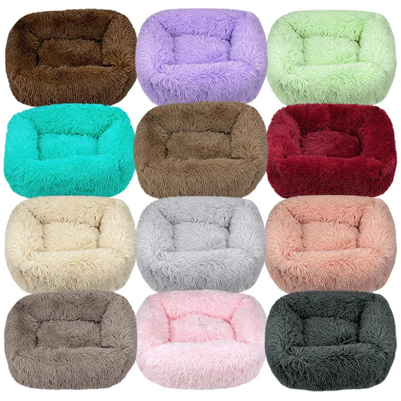 Luxury Calming Dog Bed — Plush & Washable