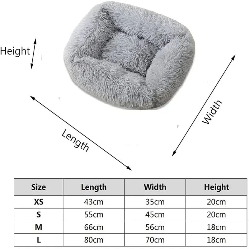 Luxury Calming Dog Bed — Plush & Washable