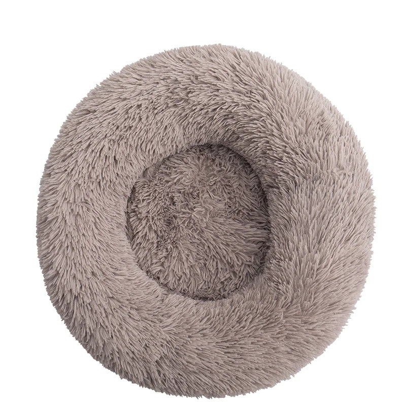 Cozy Donut Dog Bed — Calming Plush Mat
