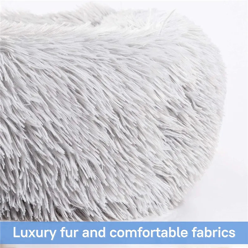 Luxury Calming Dog Bed — Plush & Washable