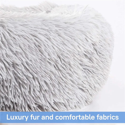Luxury Calming Dog Bed — Plush & Washable