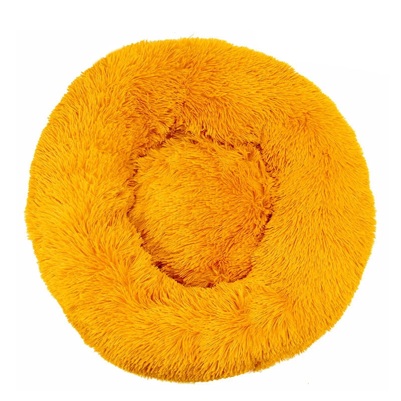 Cozy Donut Dog Bed — Calming Plush Mat