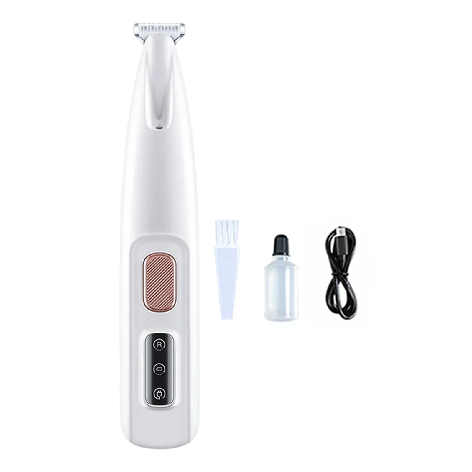 Electric Pet Paw Trimmer — Quiet & Waterproof with LED