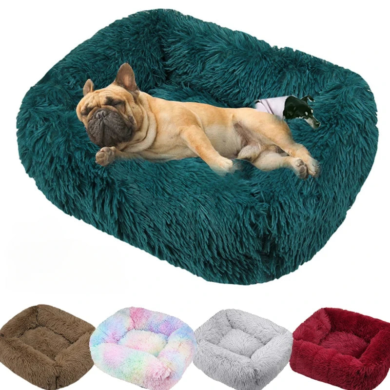 Luxury Calming Dog Bed — Plush & Washable