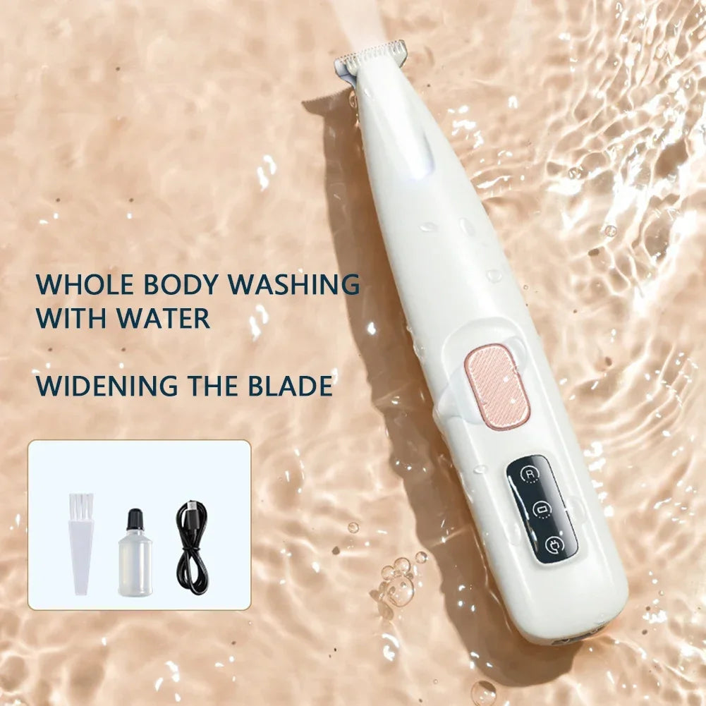 Electric Pet Paw Trimmer — Quiet & Waterproof with LED