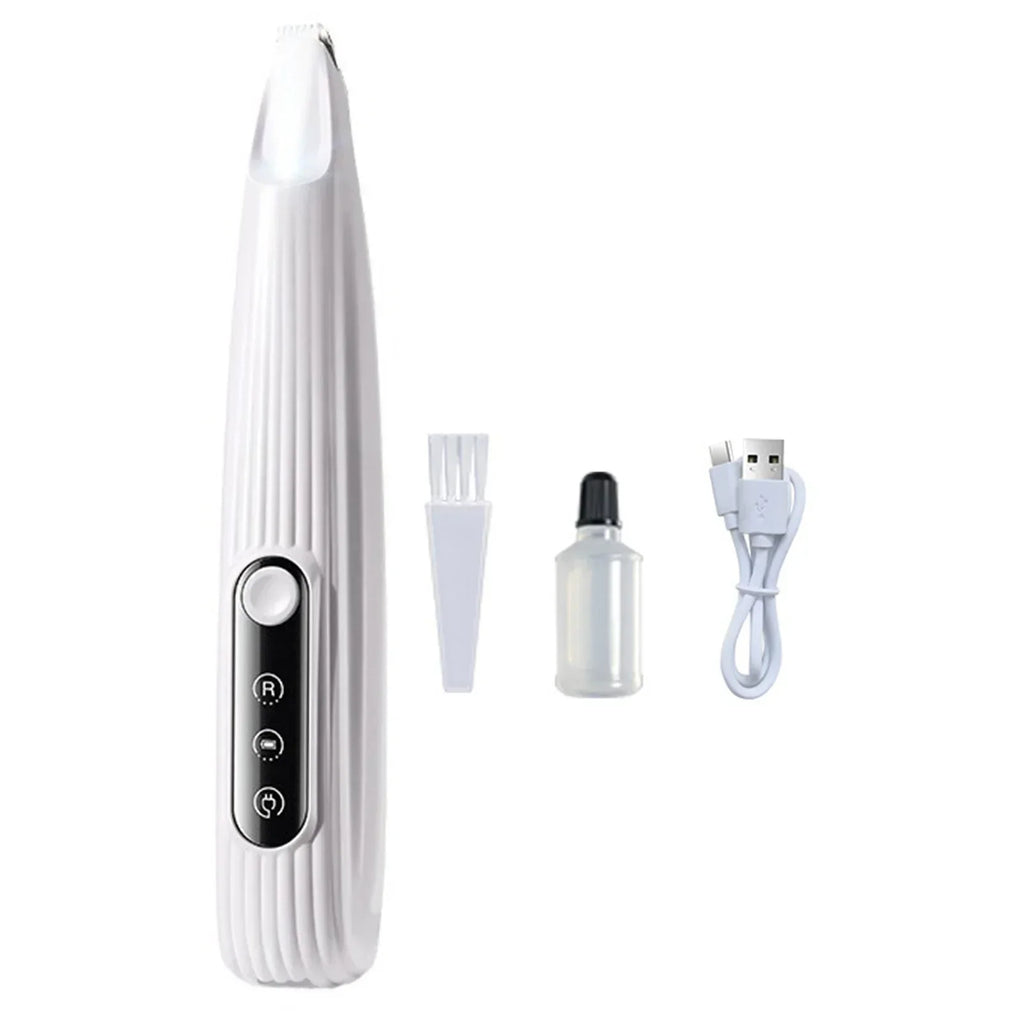 Electric Pet Paw Trimmer — Quiet & Waterproof with LED