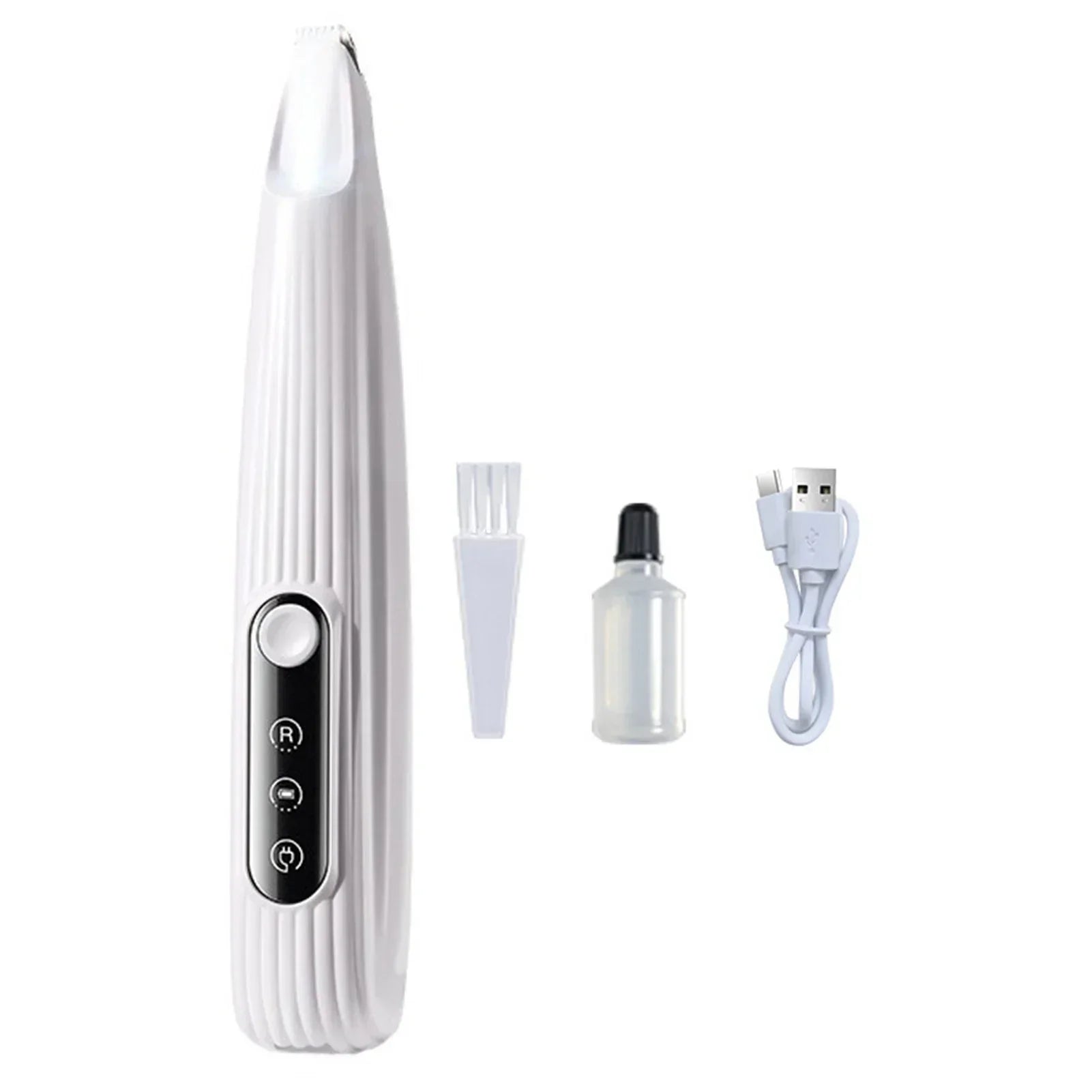 Electric Pet Paw Trimmer — Quiet & Waterproof with LED