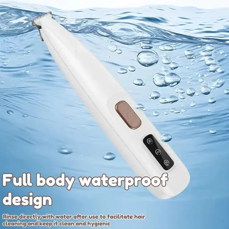 Electric Pet Paw Trimmer — Quiet & Waterproof with LED